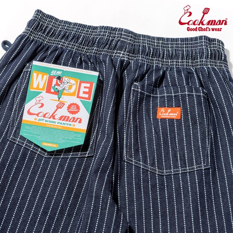 �����եѥ�� Chef Pants Semiwide Wabash Denim Navy