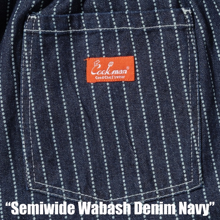 �����եѥ�� Chef Pants Semiwide Wabash Denim Navy