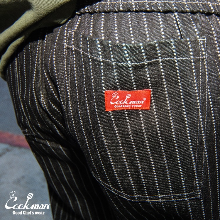 �����եѥ�� Chef Pants Semiwide Wabash Denim Black