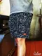 �����եѥ�� Chef Pants Short Light Paisley Black