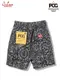 �����եѥ�� Chef Pants Short Light Paisley Black