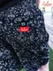 �����եѥ�� Chef Pants Short Light Paisley Black