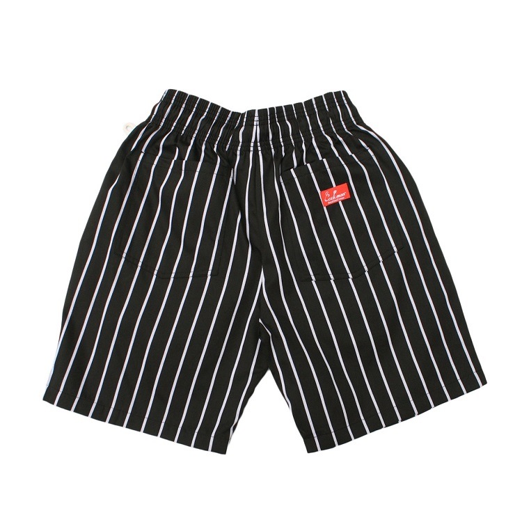 �����եѥ�� Chef Pants Short Stripe Black