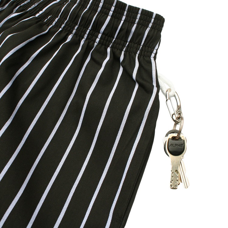 �����եѥ�� Chef Pants Short Stripe Black
