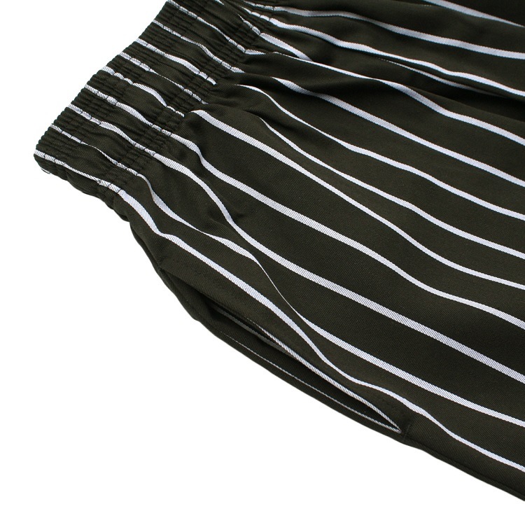 �����եѥ�� Chef Pants Short Stripe Black