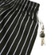 �����եѥ�� Chef Pants Short Stripe Black