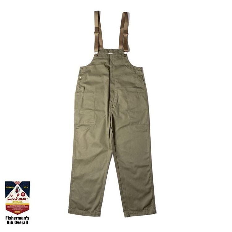 С Fisherman's Bib Overall Khaki