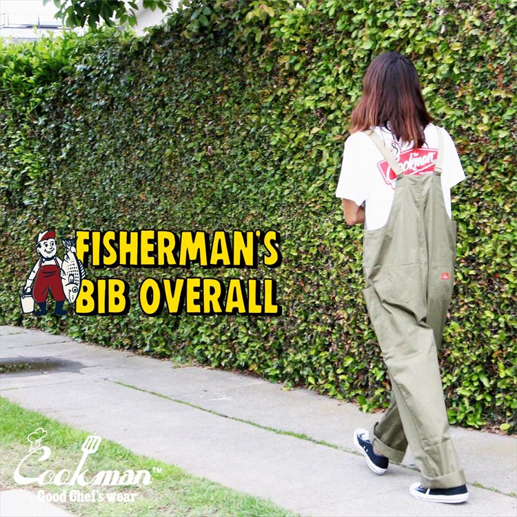 С Fisherman's Bib Overall Khaki