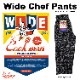 磻ɥեѥ Wide Chef Pants Paisley Black