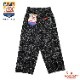 磻ɥեѥ Wide Chef Pants Paisley Black