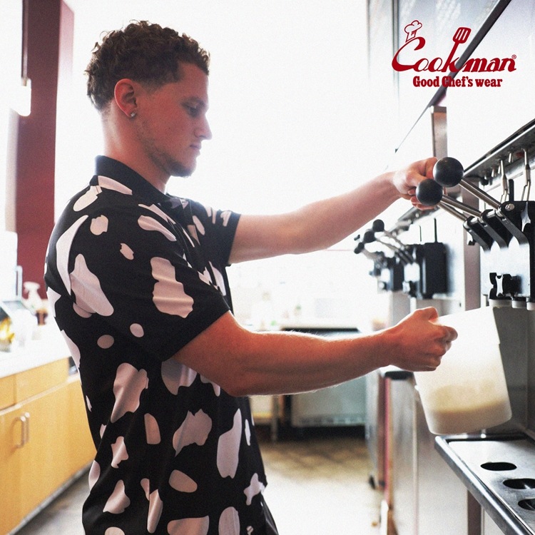 �ݥ������ Polo Shirts Cow Black