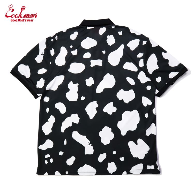 �ݥ������ Polo Shirts Cow Black