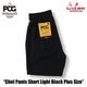 եѥ Chef Pants  Short Light Black Plus Size