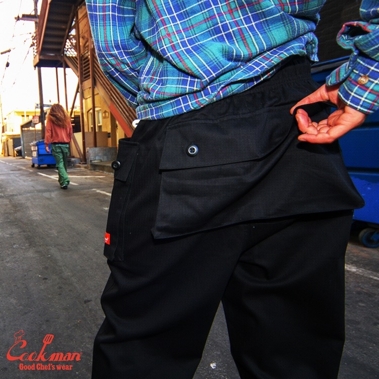 󥭡ѥ Monkey Pants Herringbone Black