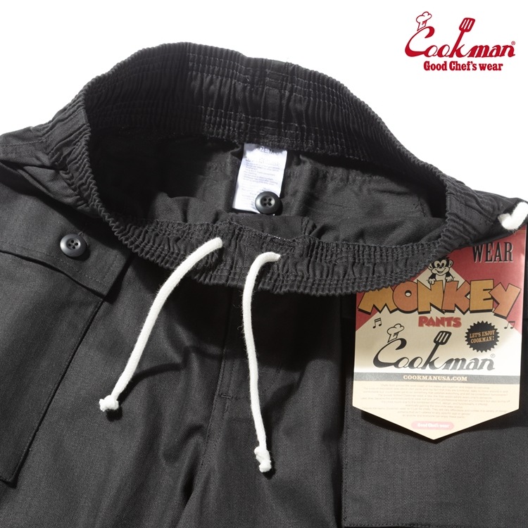 󥭡ѥ Monkey Pants Herringbone Black