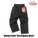 󥭡ѥ Monkey Pants Herringbone Black