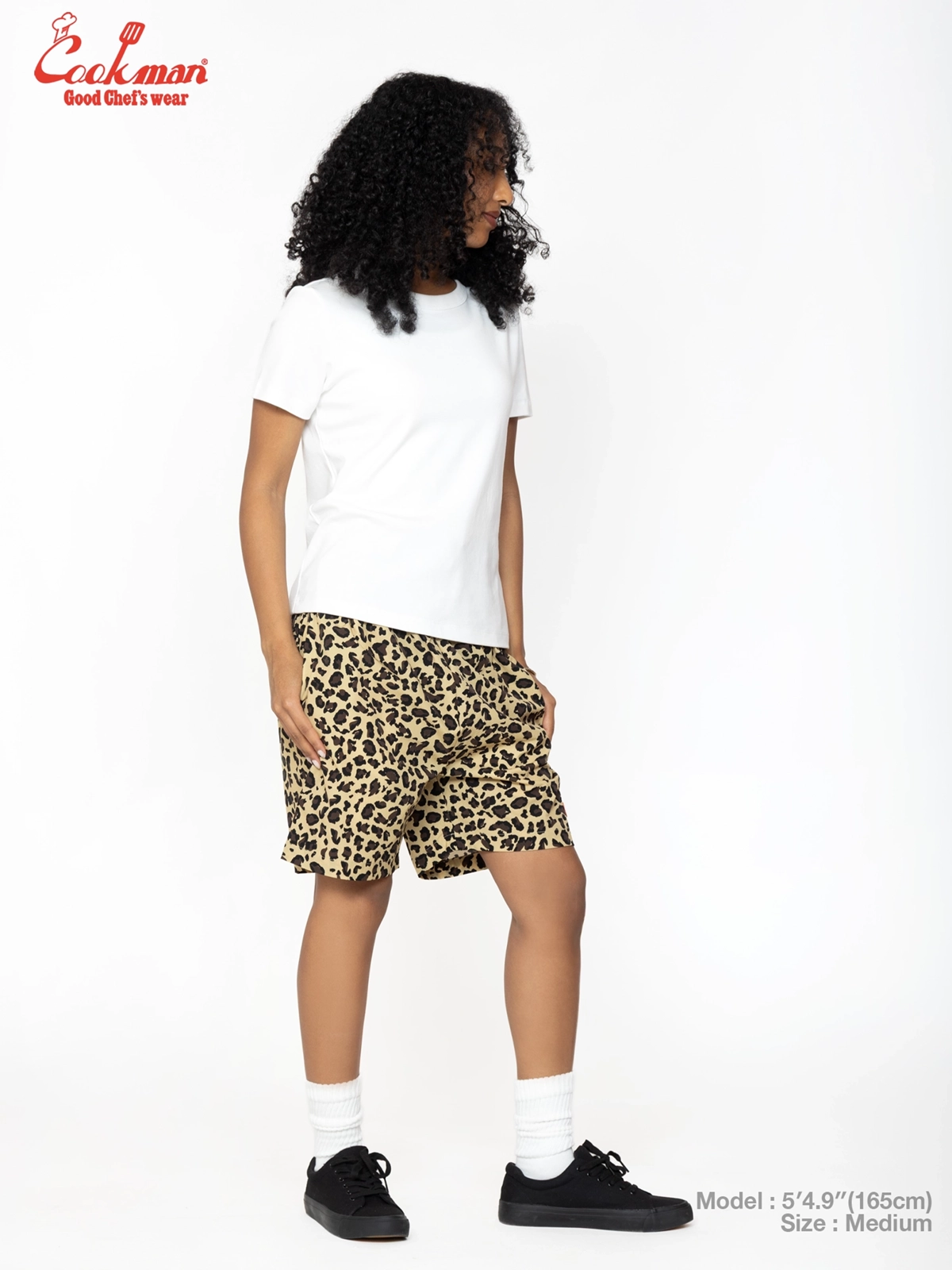 �����եѥ�� Chef Pants Short  LightLeopard Beige