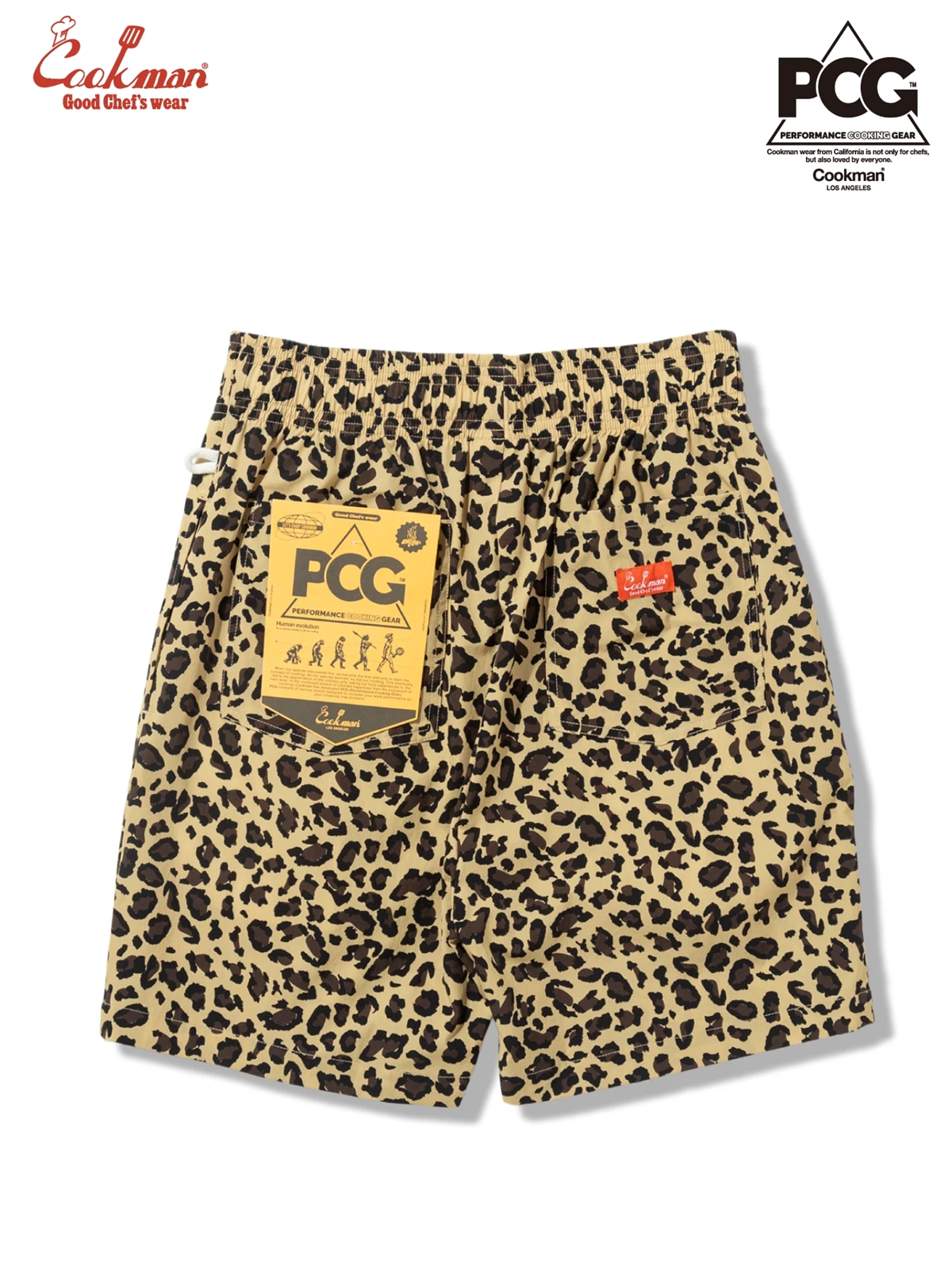 �����եѥ�� Chef Pants Short  LightLeopard Beige