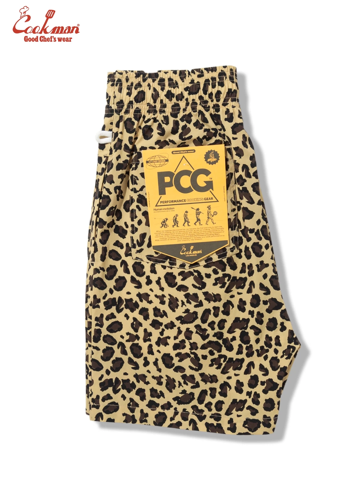 �����եѥ�� Chef Pants Short  LightLeopard Beige