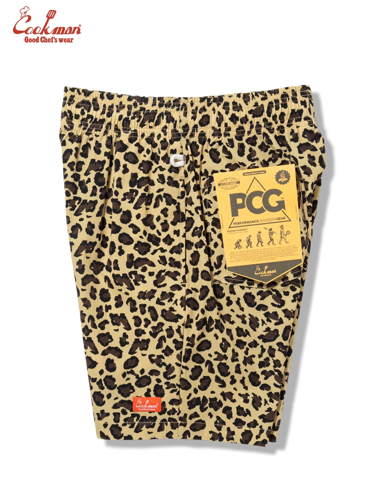 �����եѥ�� Chef Pants Short  LightLeopard Beige