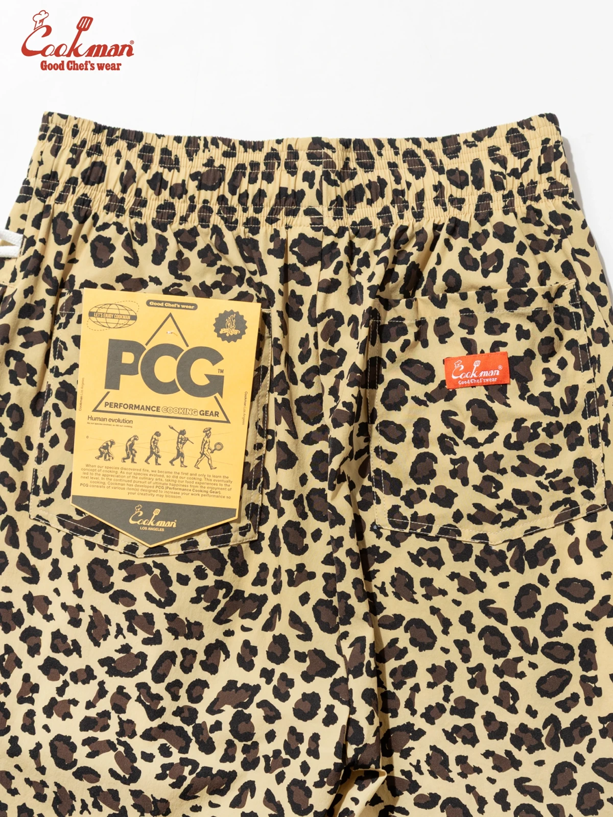 �����եѥ�� Chef Pants Short  LightLeopard Beige