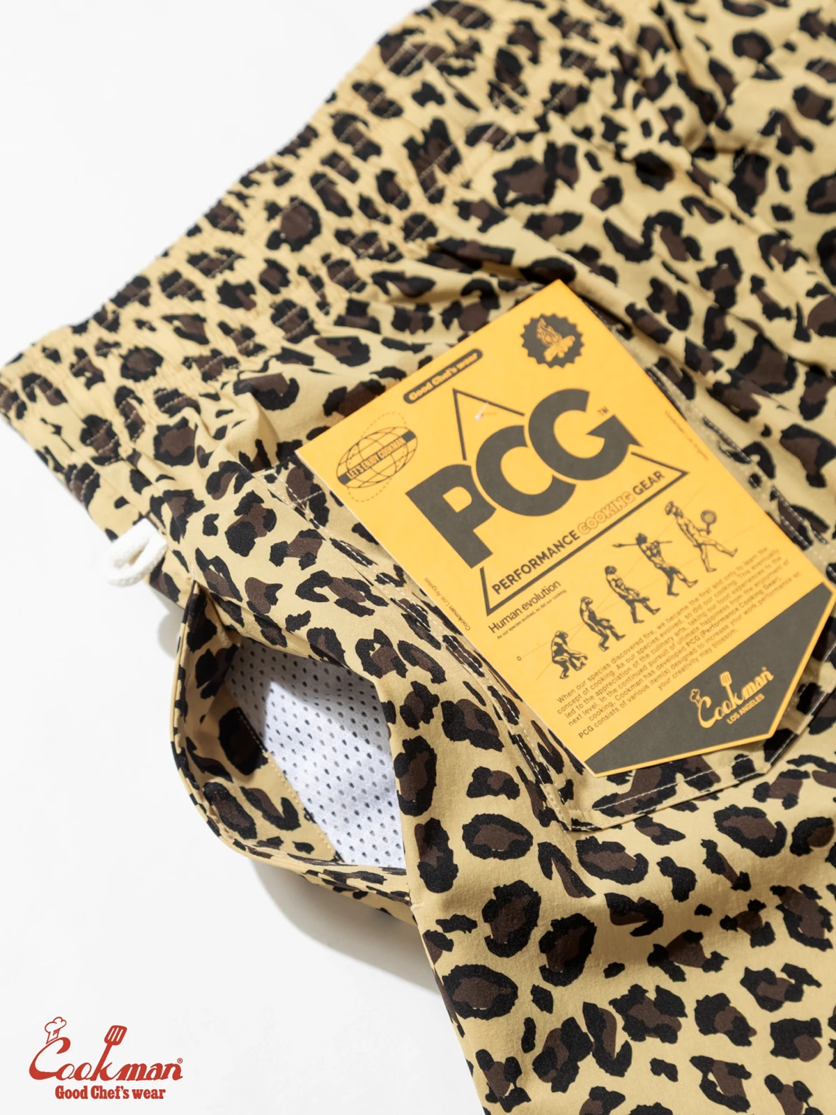 �����եѥ�� Chef Pants Short  LightLeopard Beige