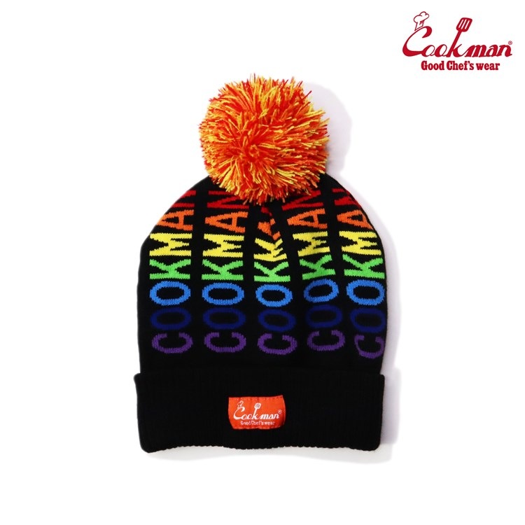 ӡˡ Beanie Logo Rainbow