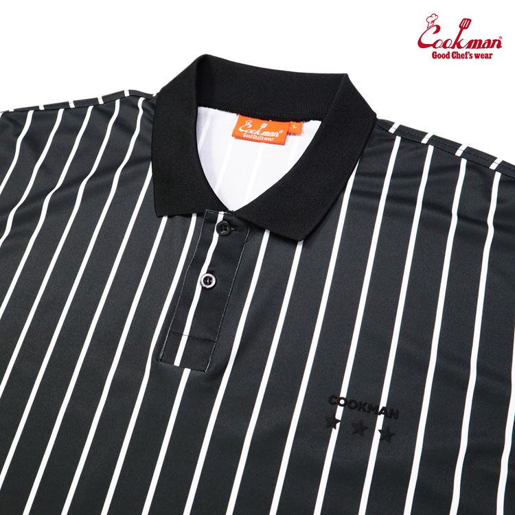 ݥ Polo Shirts Stripe Black