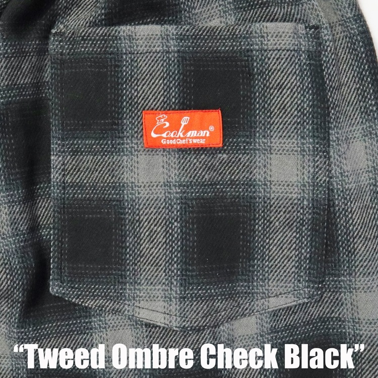 �����եѥ�� Chef Pants Tweed Ombre Check Black