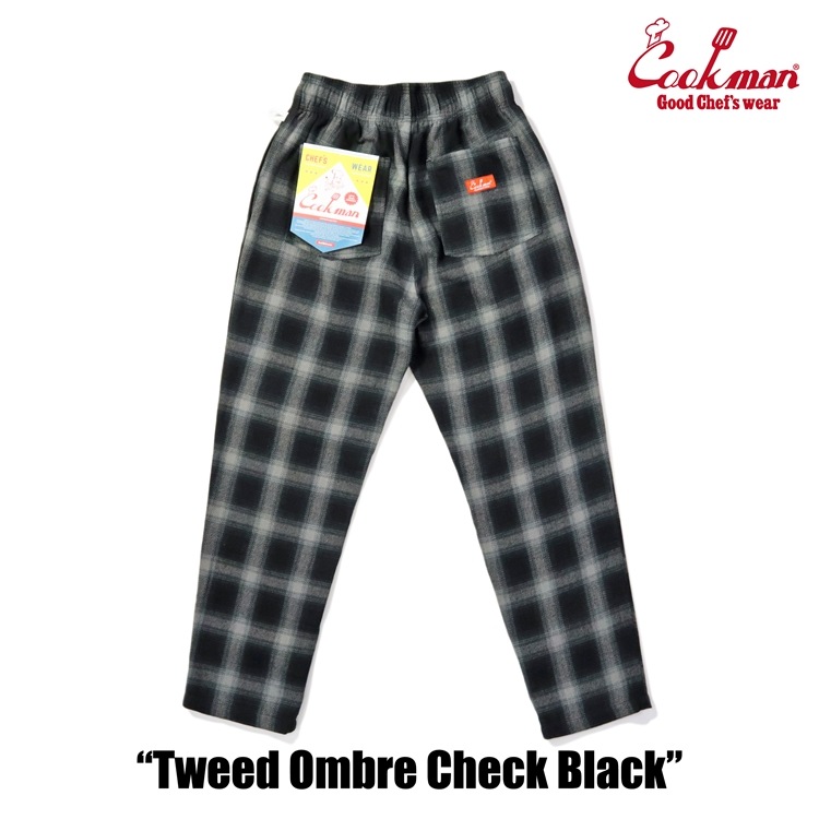 �����եѥ�� Chef Pants Tweed Ombre Check Black
