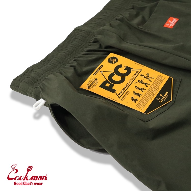եѥ Chef Pants  Short Light Olive Plus Size