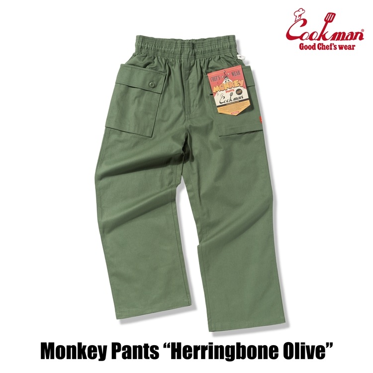 ��󥭡��ѥ�� Monkey Pants Herringbone Olive