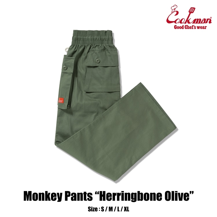 ��󥭡��ѥ�� Monkey Pants Herringbone Olive