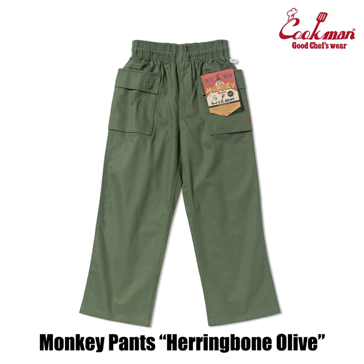 ��󥭡��ѥ�� Monkey Pants Herringbone Olive
