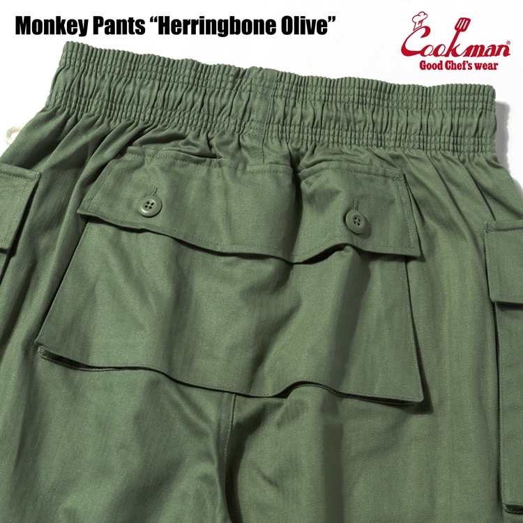 ��󥭡��ѥ�� Monkey Pants Herringbone Olive