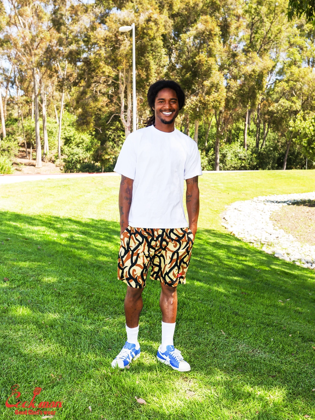 �����եѥ�� Chef Pants Short Light Tribal Camo Beige