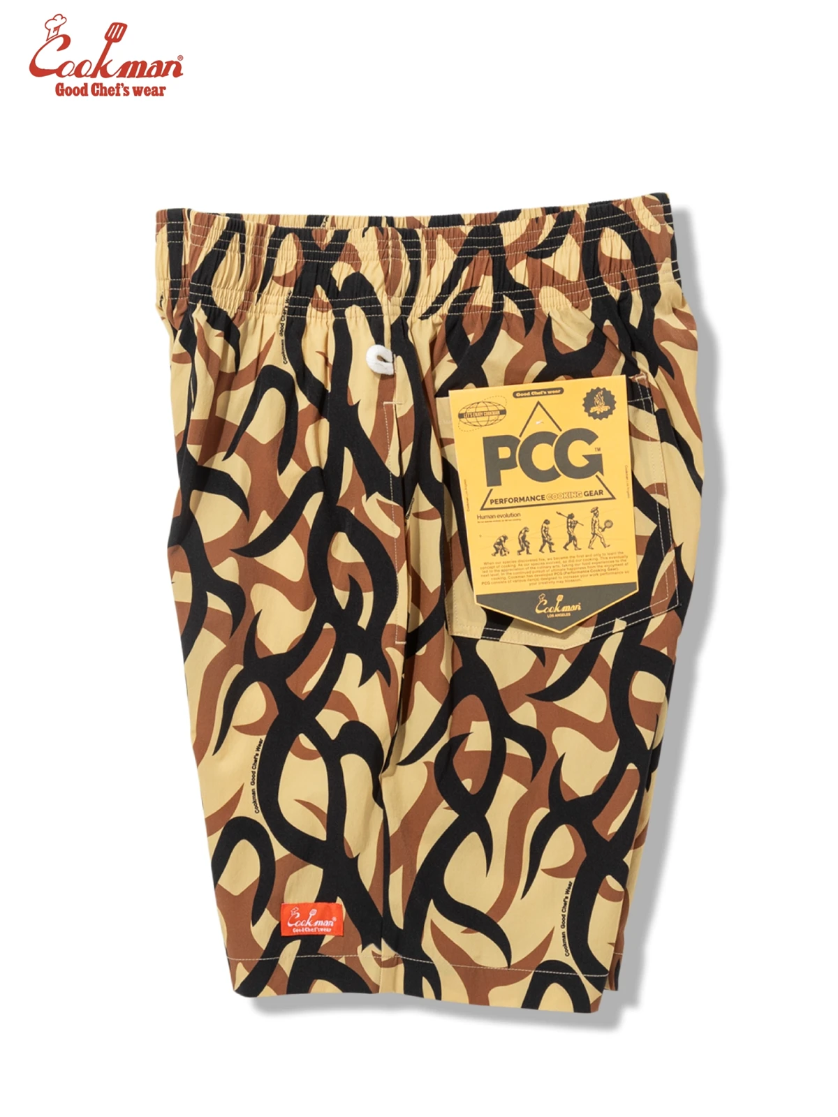 �����եѥ�� Chef Pants Short  Light Tribal Camo Beige