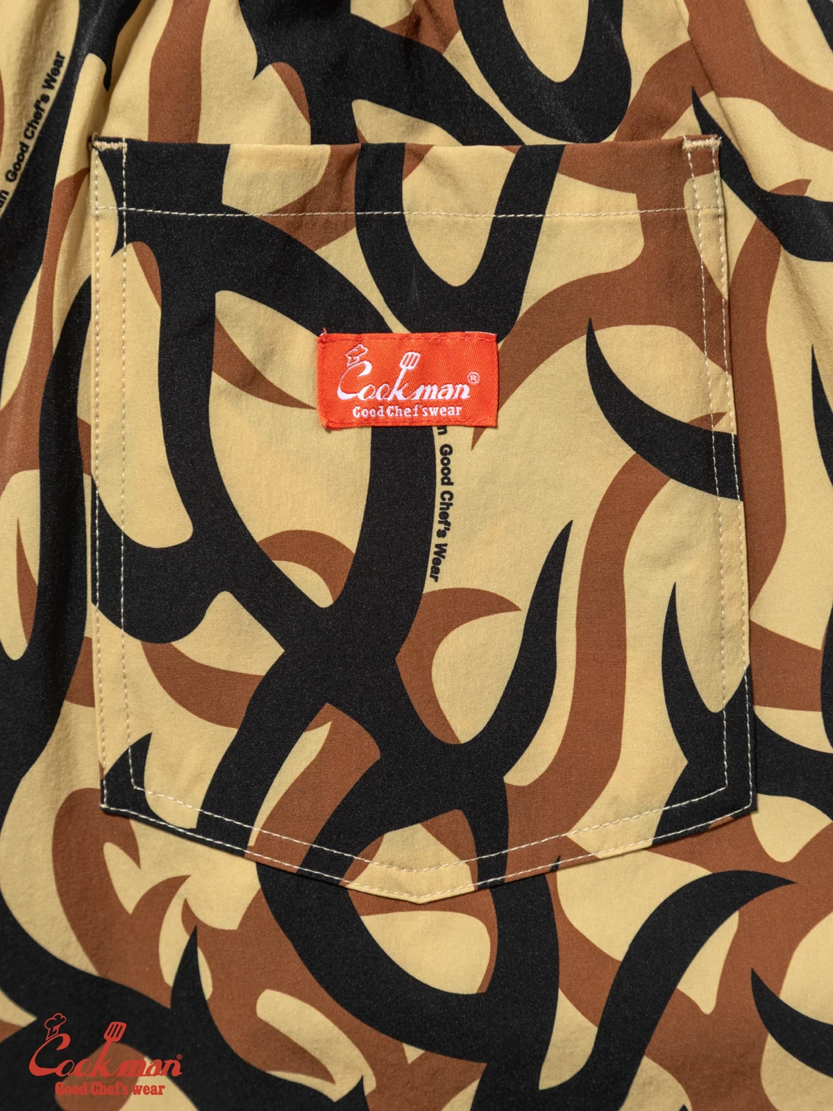 �����եѥ�� Chef Pants Short  Light Tribal Camo Beige