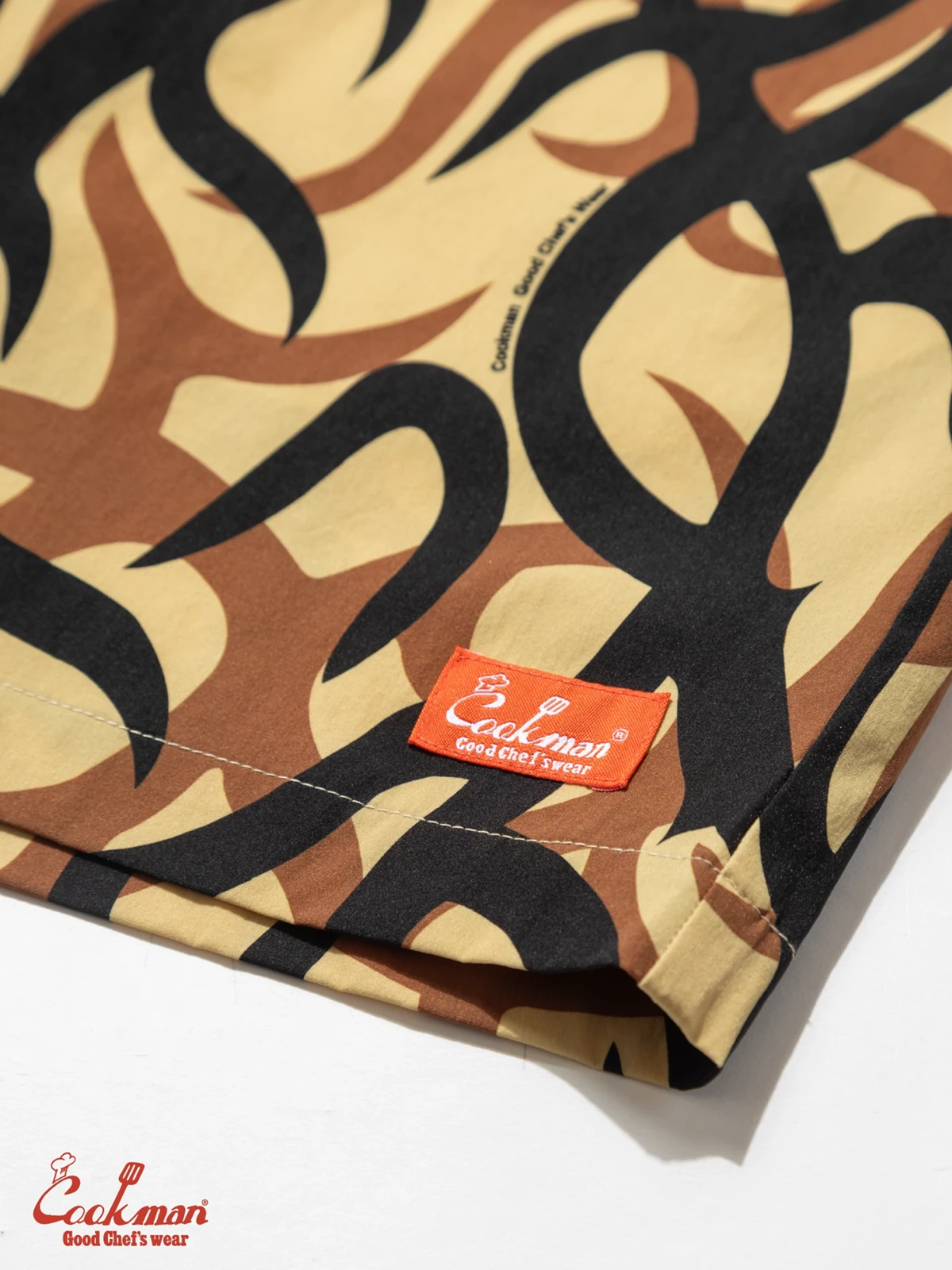 �����եѥ�� Chef Pants Short  Light Tribal Camo Beige