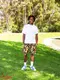 �����եѥ�� Chef Pants Short Light Tribal Camo Beige