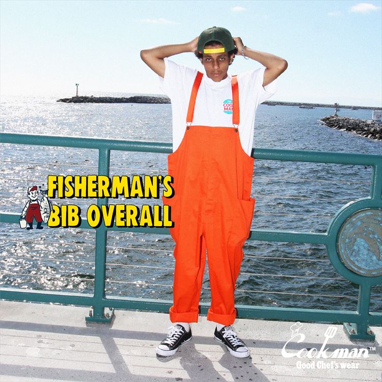 С Fisherman's Bib Overall Orange