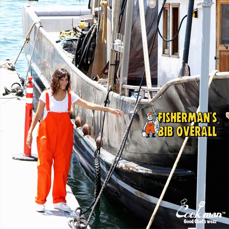 С Fisherman's Bib Overall Orange