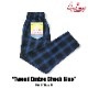 �����եѥ�� Chef Pants Tweed Ombre Check Blue