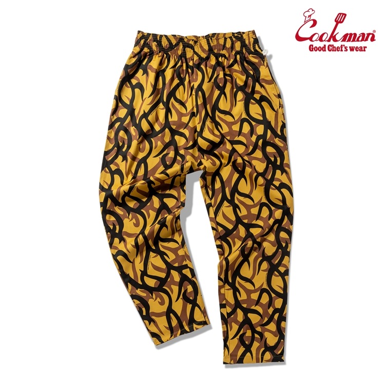�����եѥ�� Chef Pants Tribal Camo Beige Plus Size