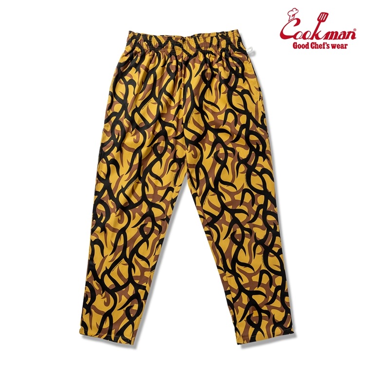 �����եѥ�� Chef Pants Tribal Camo Beige Plus Size