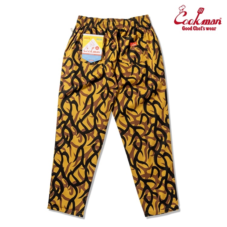 �����եѥ�� Chef Pants Tribal Camo Beige Plus Size