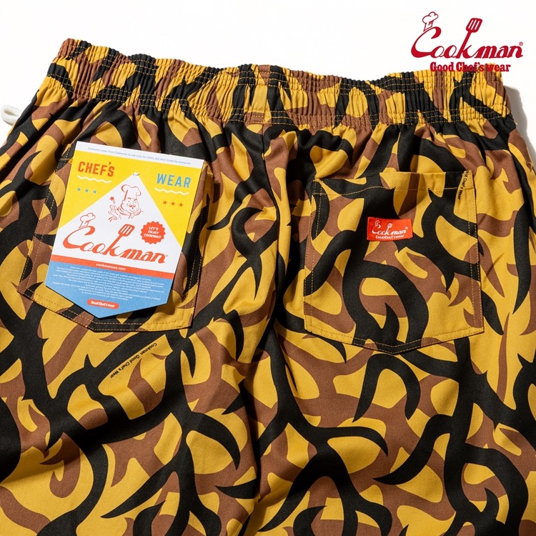 �����եѥ�� Chef Pants Tribal Camo Beige Plus Size