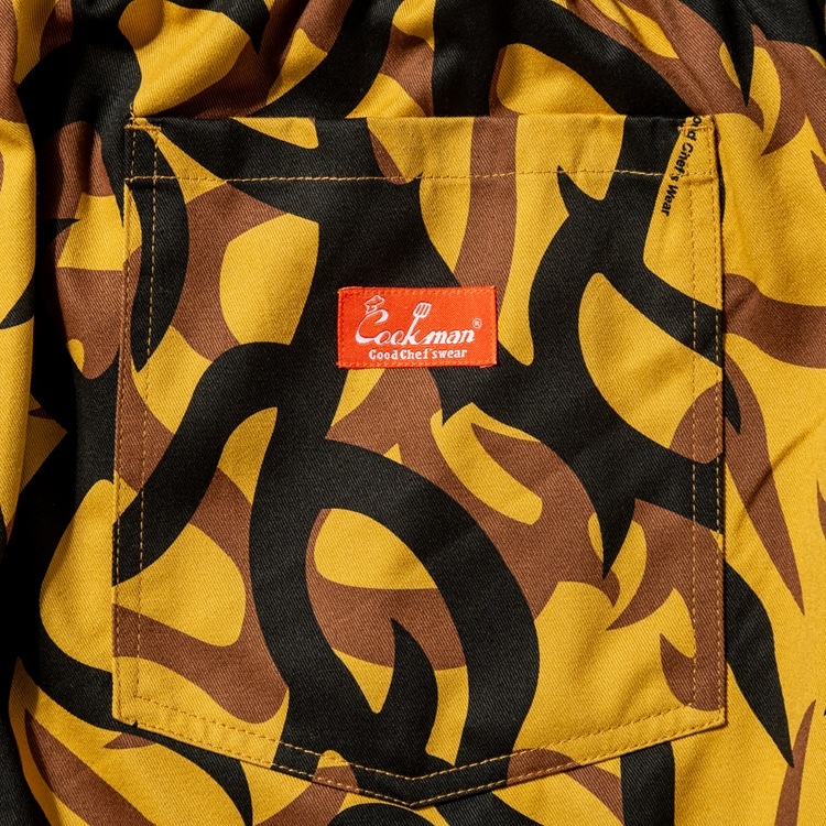 �����եѥ�� Chef Pants Tribal Camo Beige Plus Size