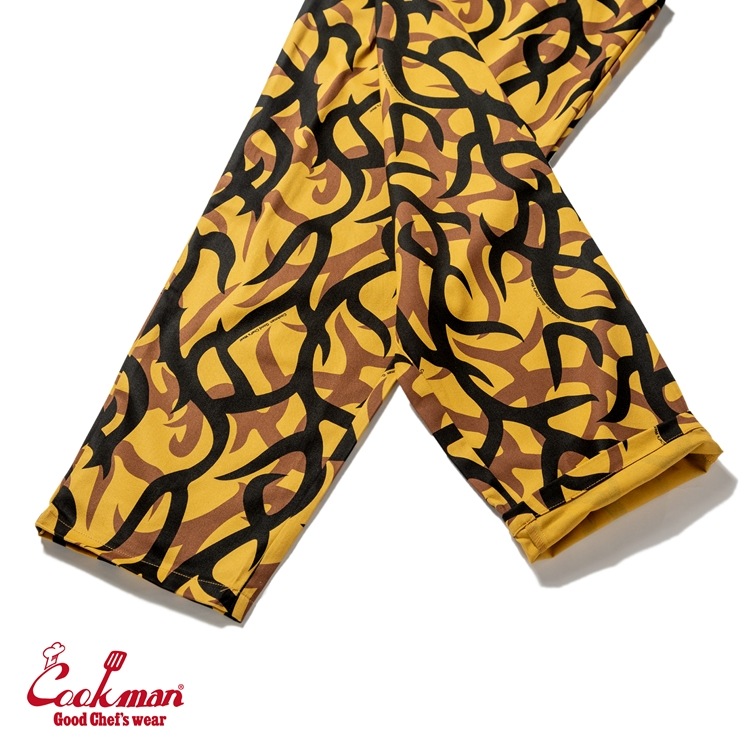 �����եѥ�� Chef Pants Tribal Camo Beige Plus Size