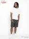 �����եѥ�� Chef Pants Short Front Pocket Herringbone Stripe Charcoal
